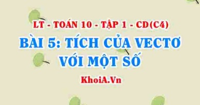 Tích của Vectơ với một số, điều kiện để 2 vectơ cùng phương, điều kiện 3 điểm thẳng hàng? Toán 10 bài 5 c4cd1